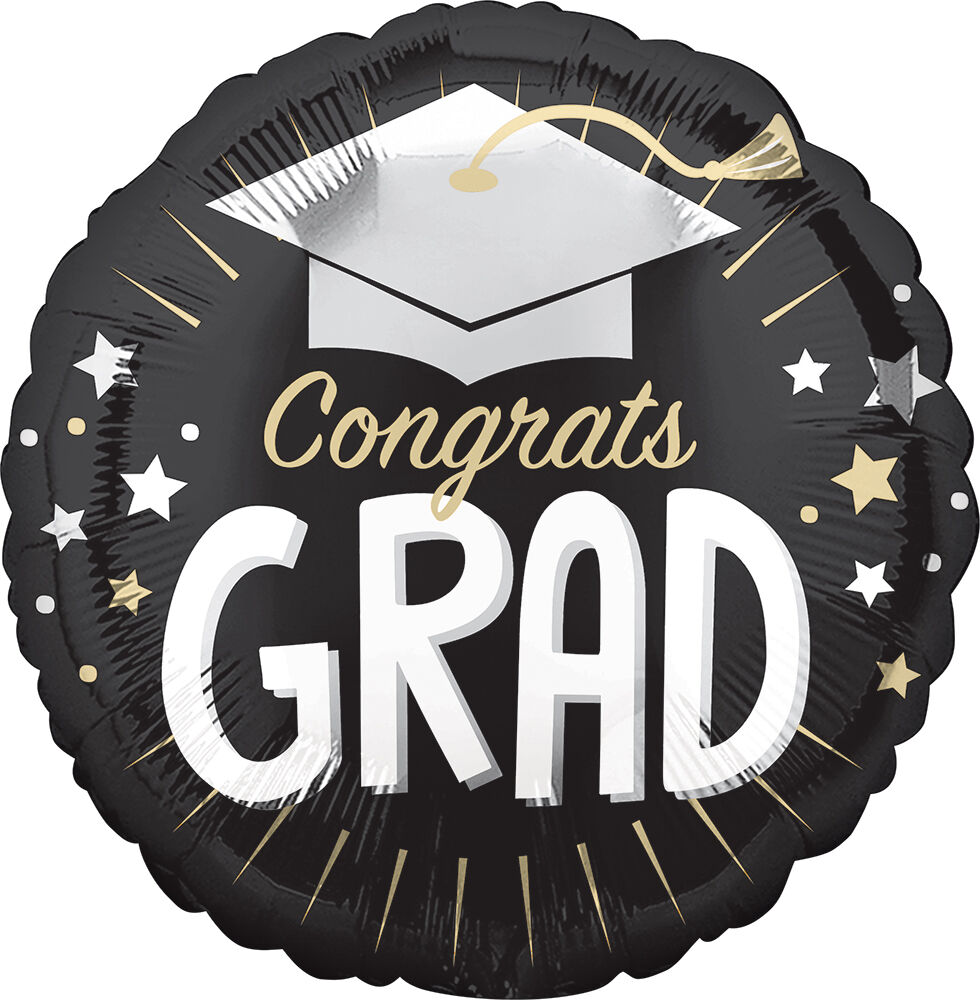 Congrats Grad Silver Cap